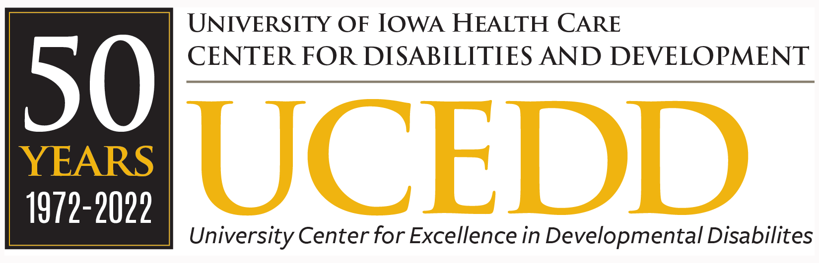 University Center for Excellence in Development Disabilities Logo